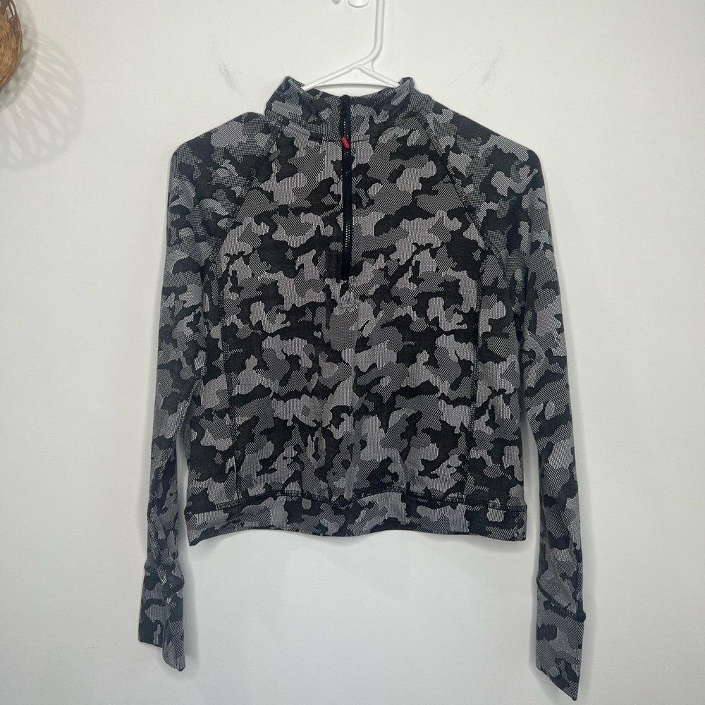 Spyder Cropped Quarter Zip Top